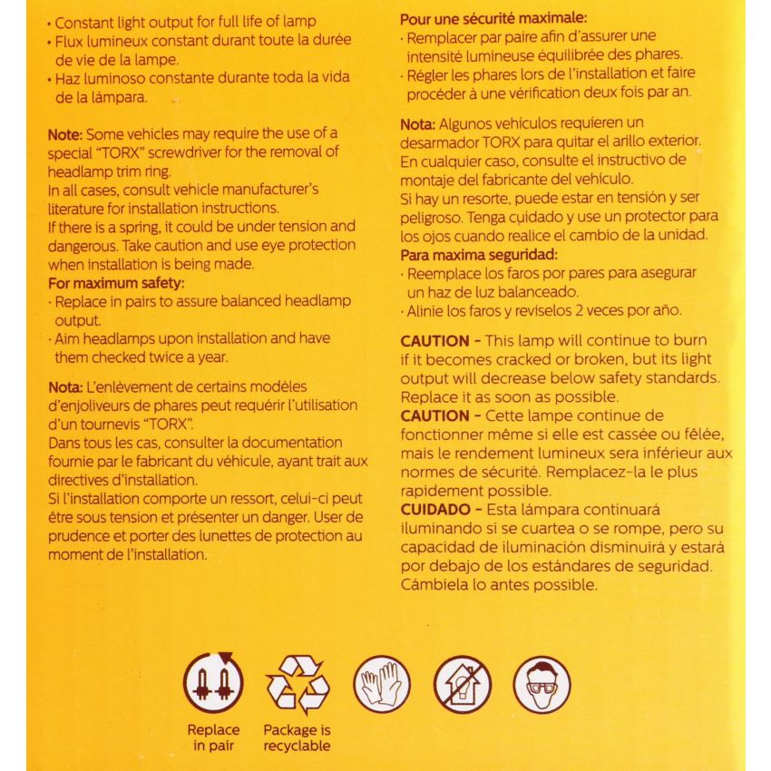 Philips 4416RC1 Philips Standard Sealed Beam 4416R