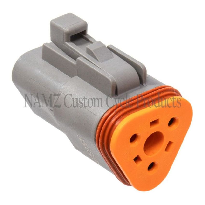 NAMZ DP-3G Deutsch DT Series 3-Wire Plug & Wedgelock - Grey (HD 72133-94GY)