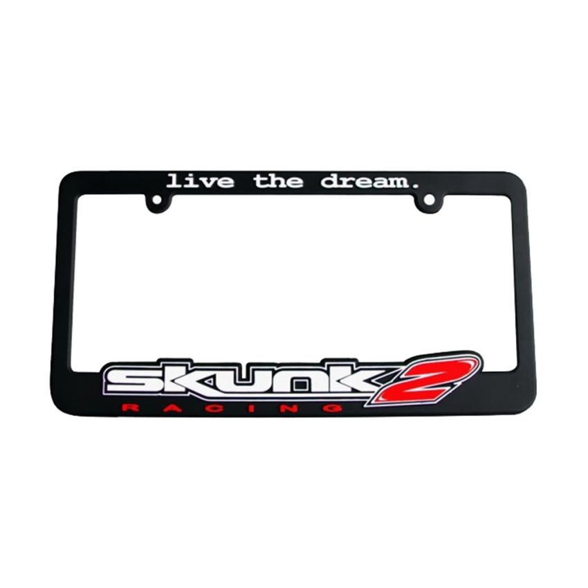 Skunk2 Live The Dream License Plate Frame