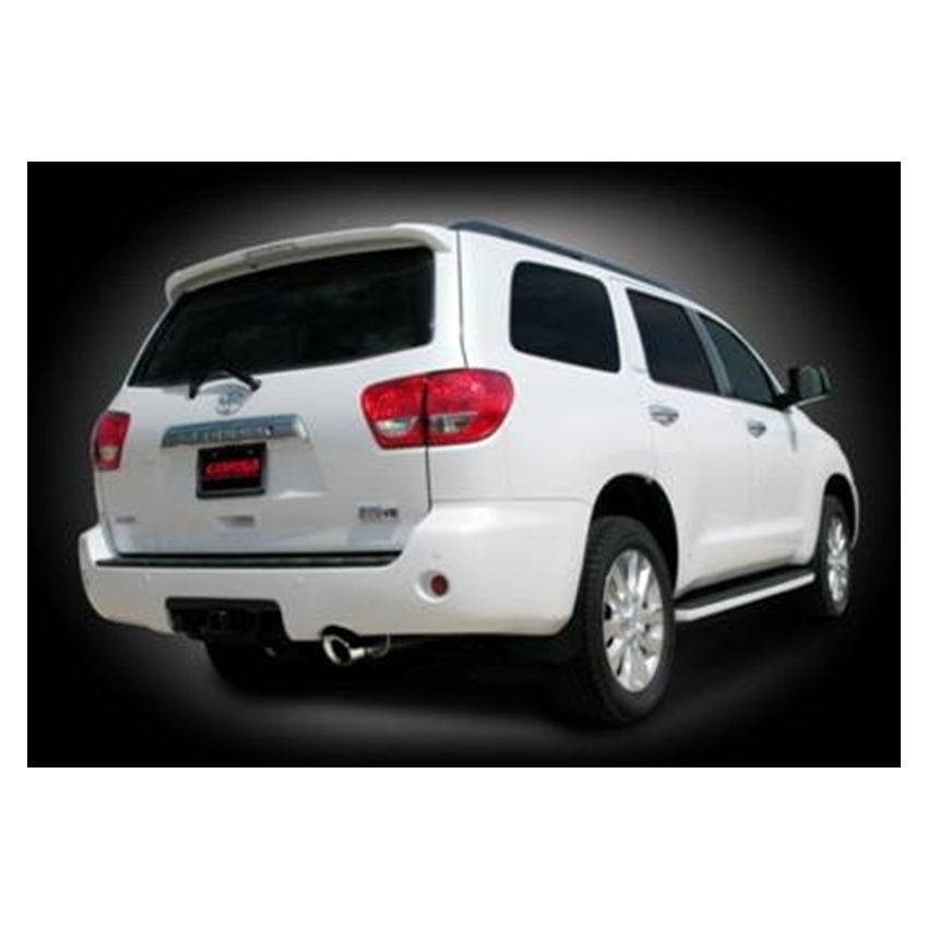 Corsa 08-13 Toyota Sequoia 5.7L V8 Polished Touring Cat-Back Exhaust