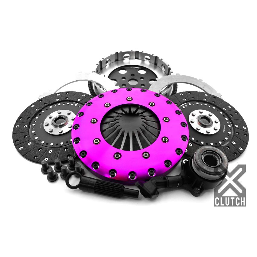 XCLUTCH XKFD23639-2G 68-70 Ford Mustang Base 7.0L 9in Twin Solid Organic Clutch Kit