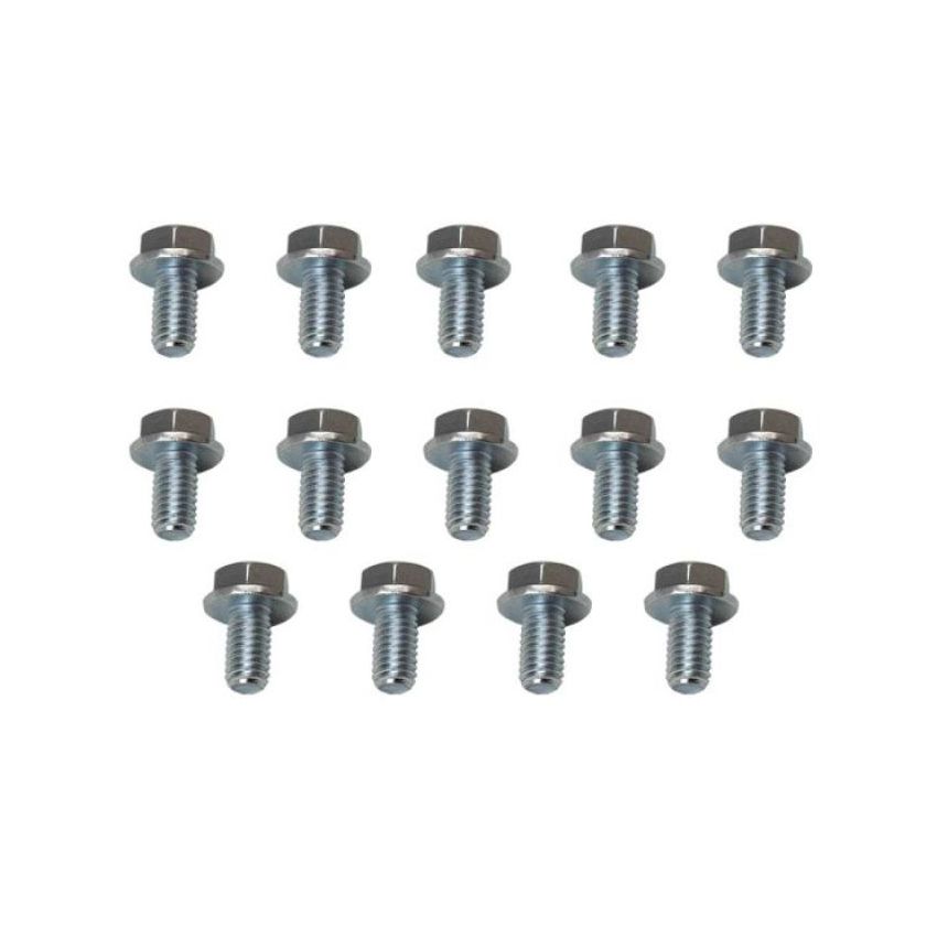 Moroso 38780 GM Powerglide Stamped Steel Transmission Pan Bolts - Set of 14