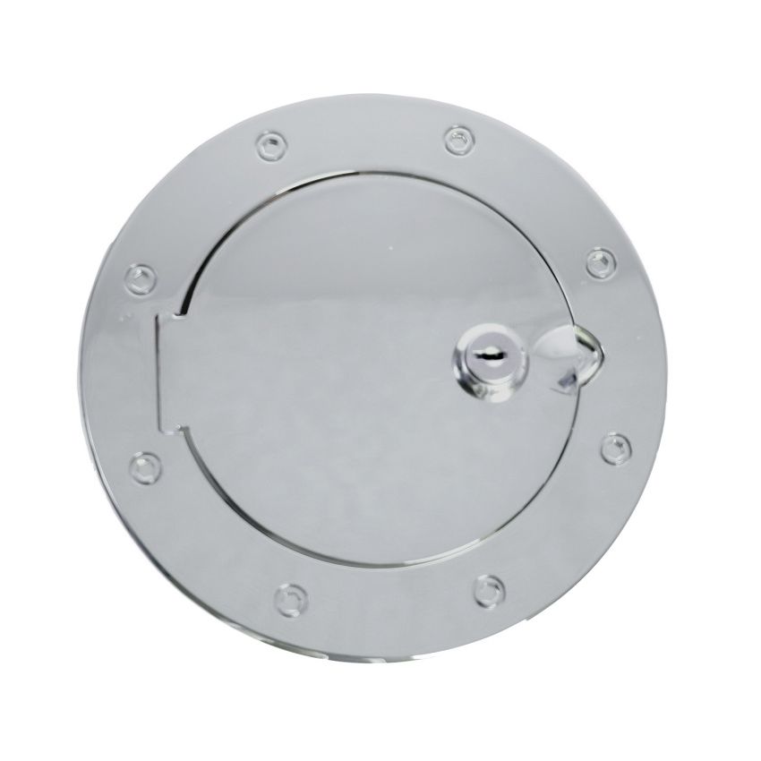 Rugged Ridge 07-18 Jeep Wrangler JK Stainless Steel Locking Gas Cap Door
