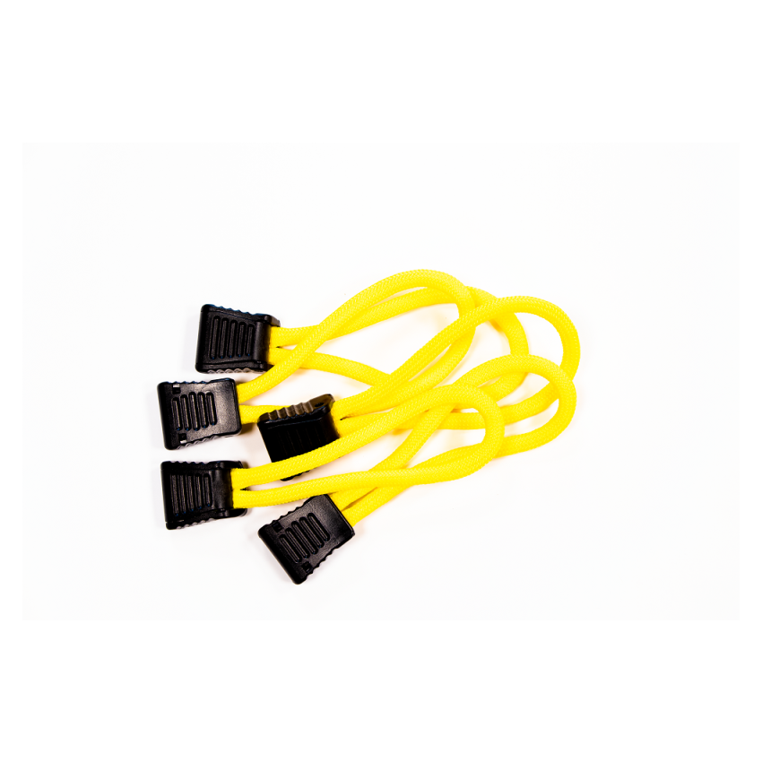 Fishbone Offroad Paracord Zipper Pulls 5 Pcs Yellow