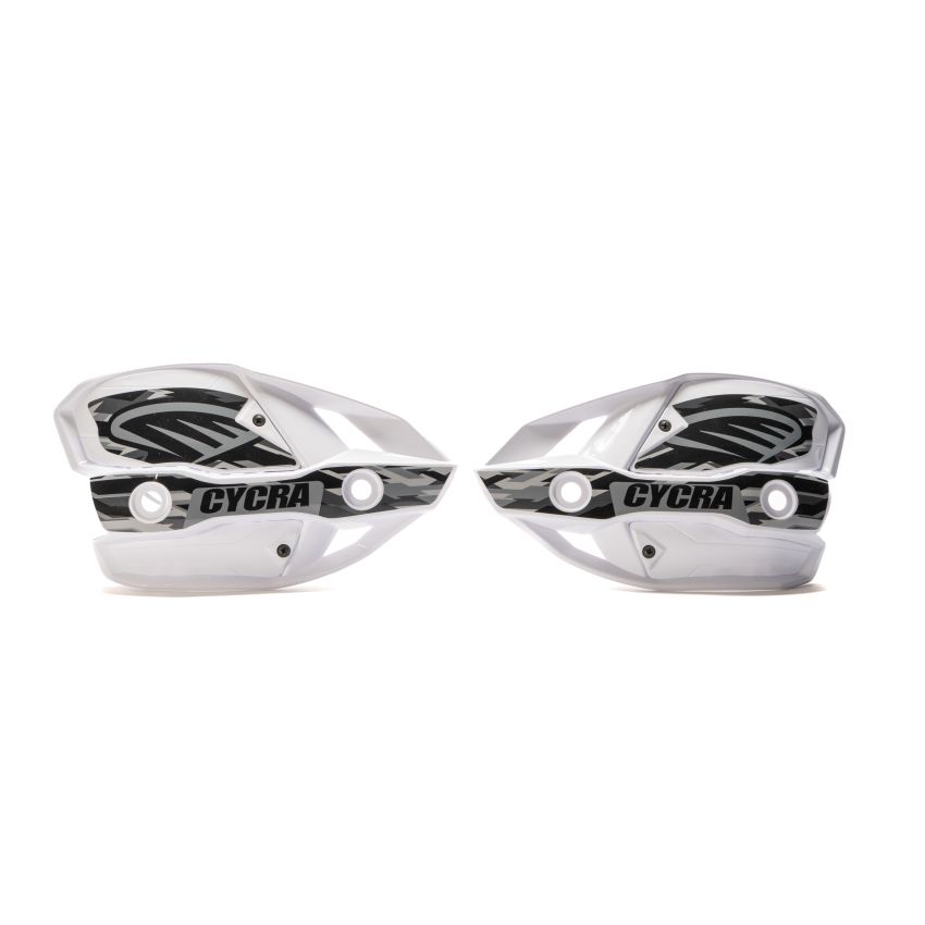 Cycra 1CYC-1021-42 Probend Special Ed. CRM Ultra Hand Shields w/Covers - White