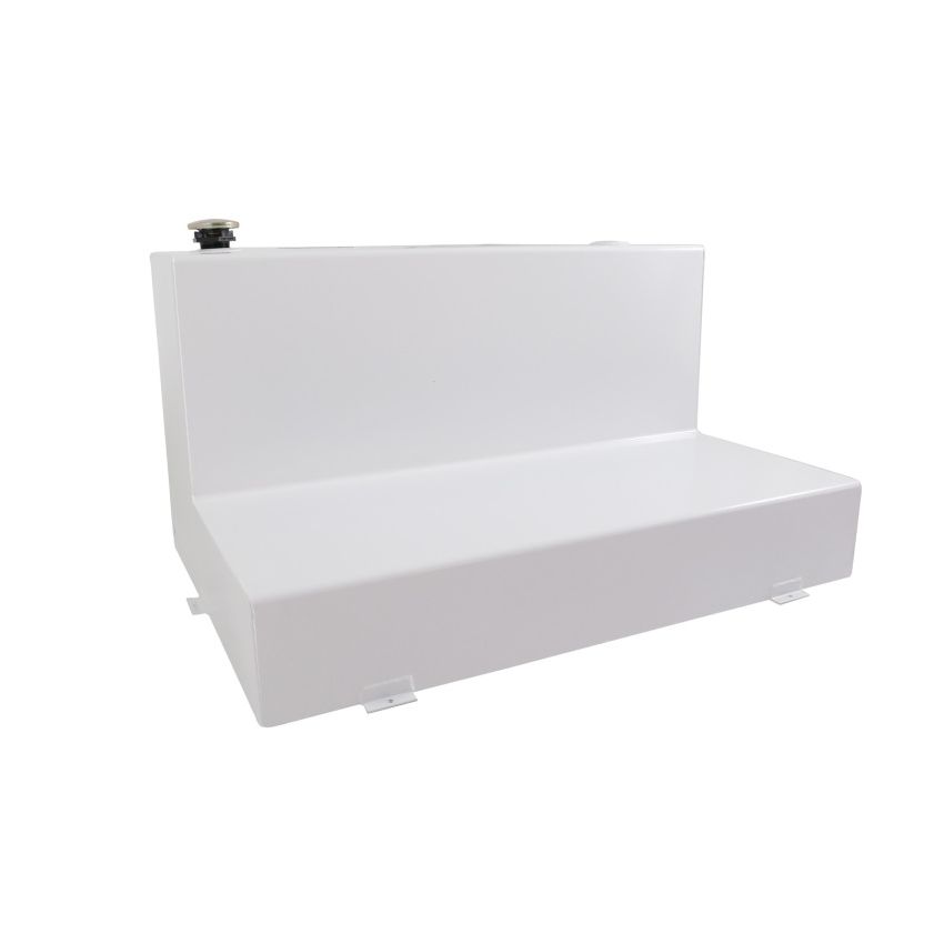 Dee Zee DZ92747S Deezee Universal Tanks - L-Shape White Steel (92 Gal)