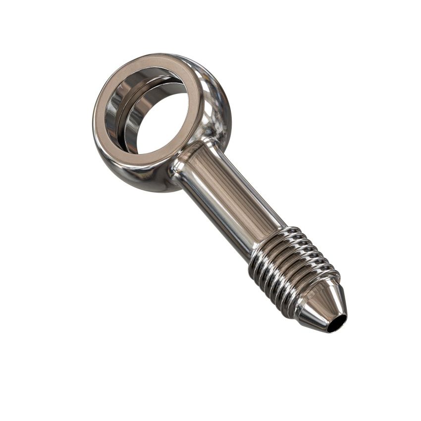 Goodridge PB592-03C Straight Banjo Adaptor for 3/8 or M10 Bolt