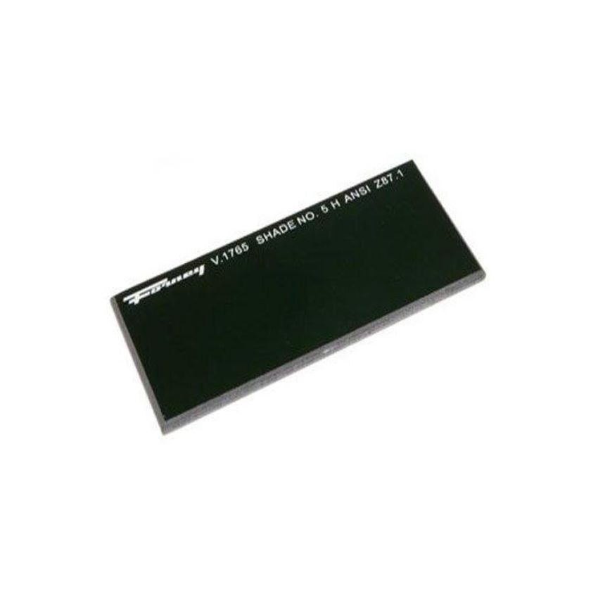 Forney 57005 Lens Replacement Hardened Glass, 4-1/4-Inch-by-2-Inch, Shade-5 , Green