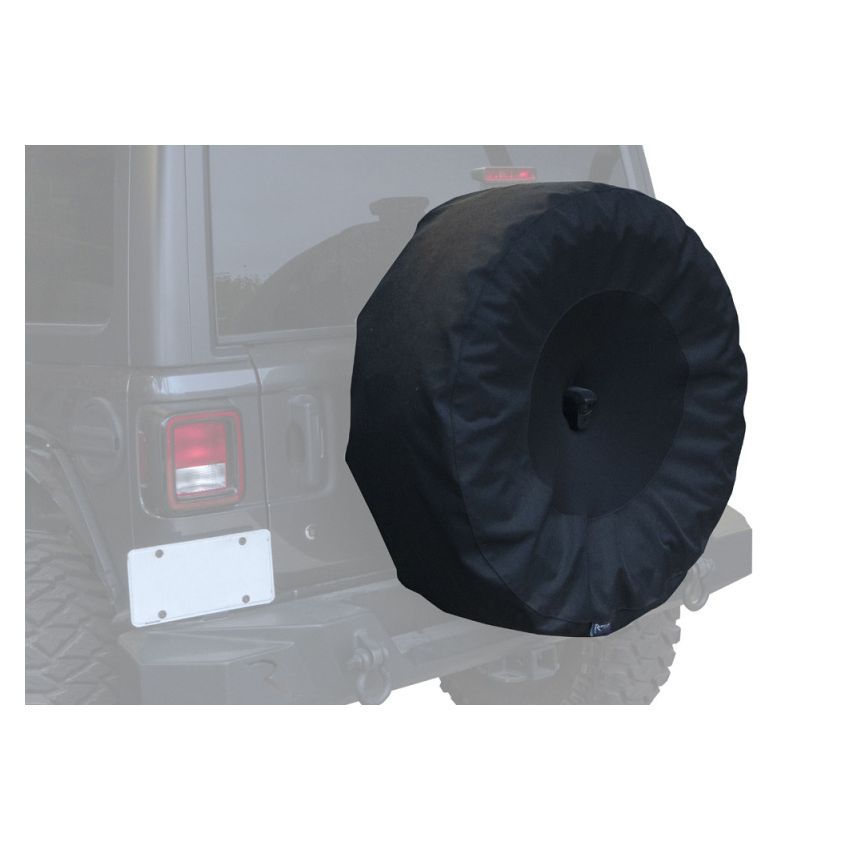 Rampage 2018-2019 Jeep Wrangler(JL) Sport 2-Door Tire Cover w/Cam Slot 33in -35in - Black