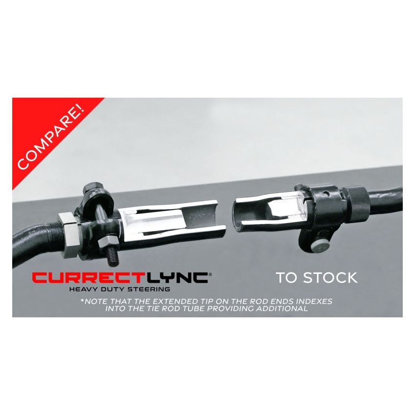 RockJock JK Currectlync Tie Rod 1.65in Dia. Tube
