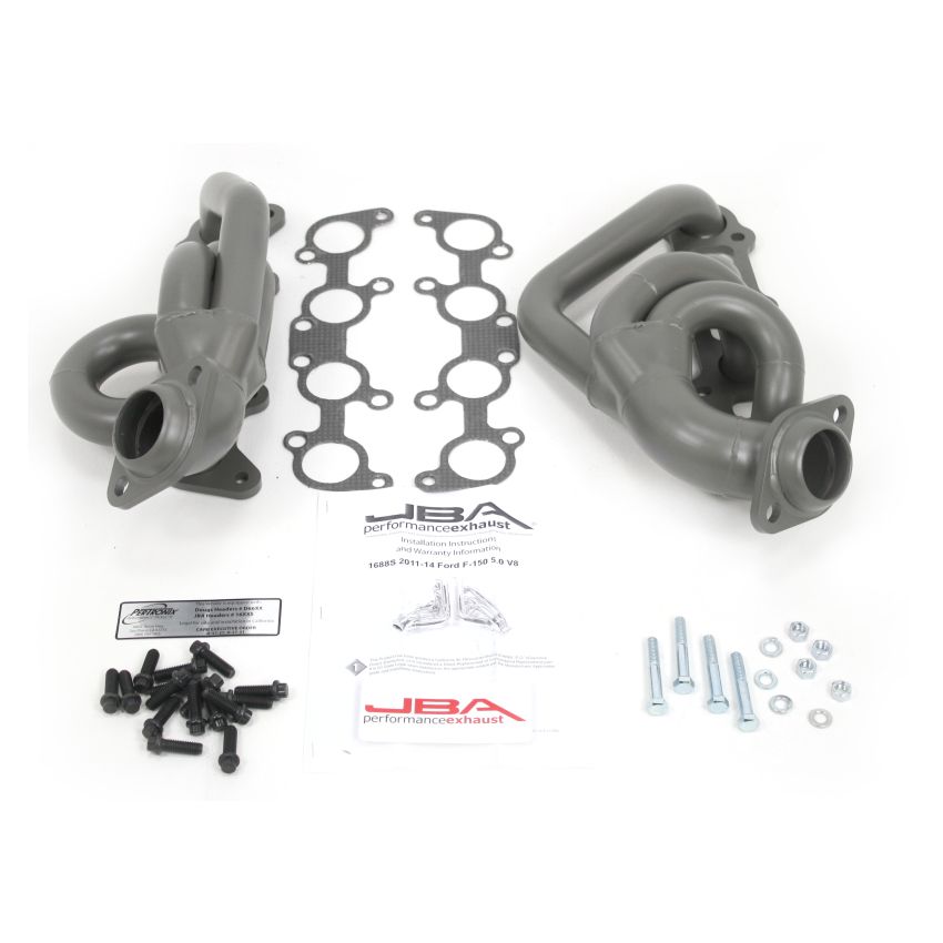 JBA 11-14 Ford F-150 5.0L Coyote 1-5/8in Primary Ti Ctd Cat4Ward Header