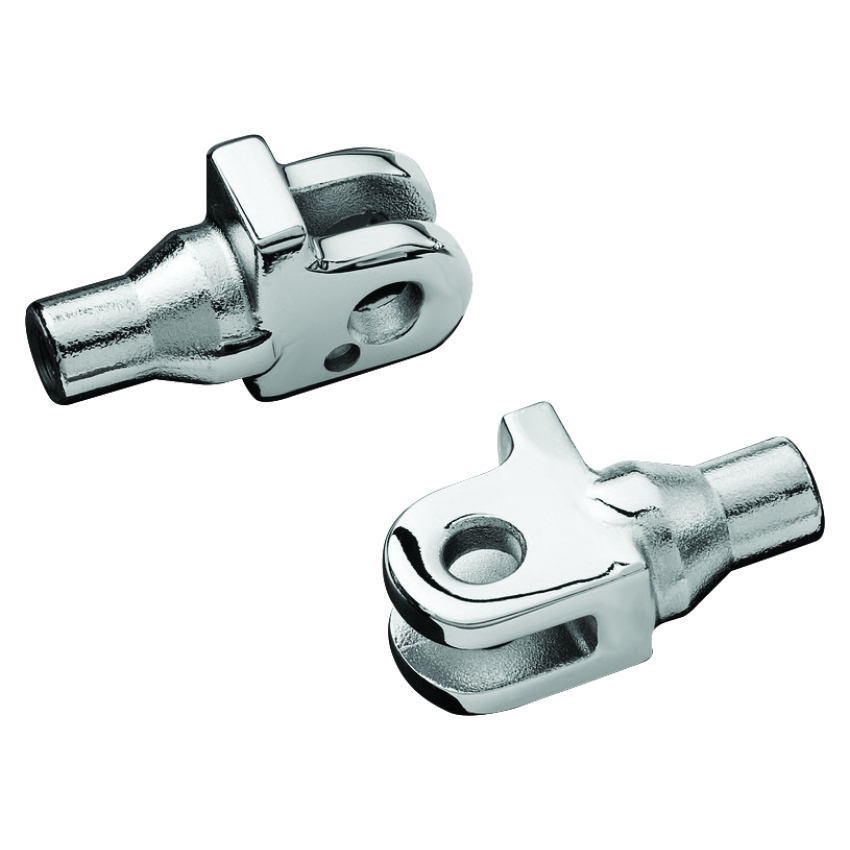 Kuryakyn 8840 Tapered Peg Adaptor Triumph Chrome