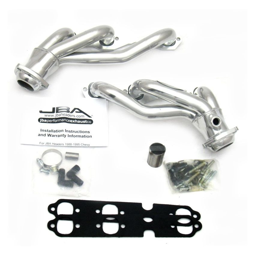 JBA 88-95 GM Truck 4.3L V6 w/o A.I.R. Injection 1-1/2in Primary Silver Ctd Cat4Ward Header