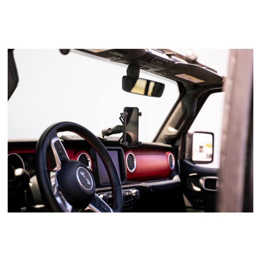 DV8 Offroad DMJL-01 18-23 Jeep Gladiator Digital Device Dash Mount