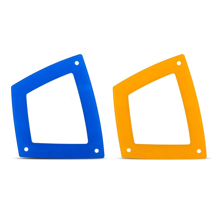 Mishimoto 2021+ Ford Bronco Air Intake Lid Kit - Blue/Yellow