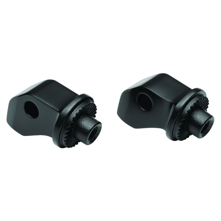 Kuryakyn 8893 Splined Front Peg Adapter 15-20 Scout Satin Black