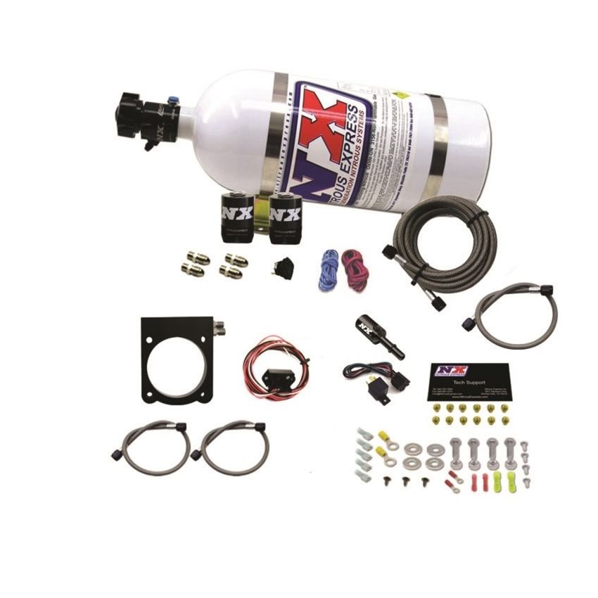 Nitrous Express Dodge 3.6L V6 Nitrous Plate Kit (50-200HP) w/10lb Bottle