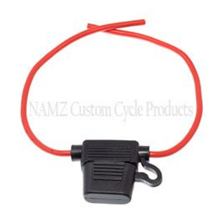 NAMZ NAFH-01 Sealed ATO Fuse Holder 14g Wire (Fits ATO Fuses Up to 40 AMP)