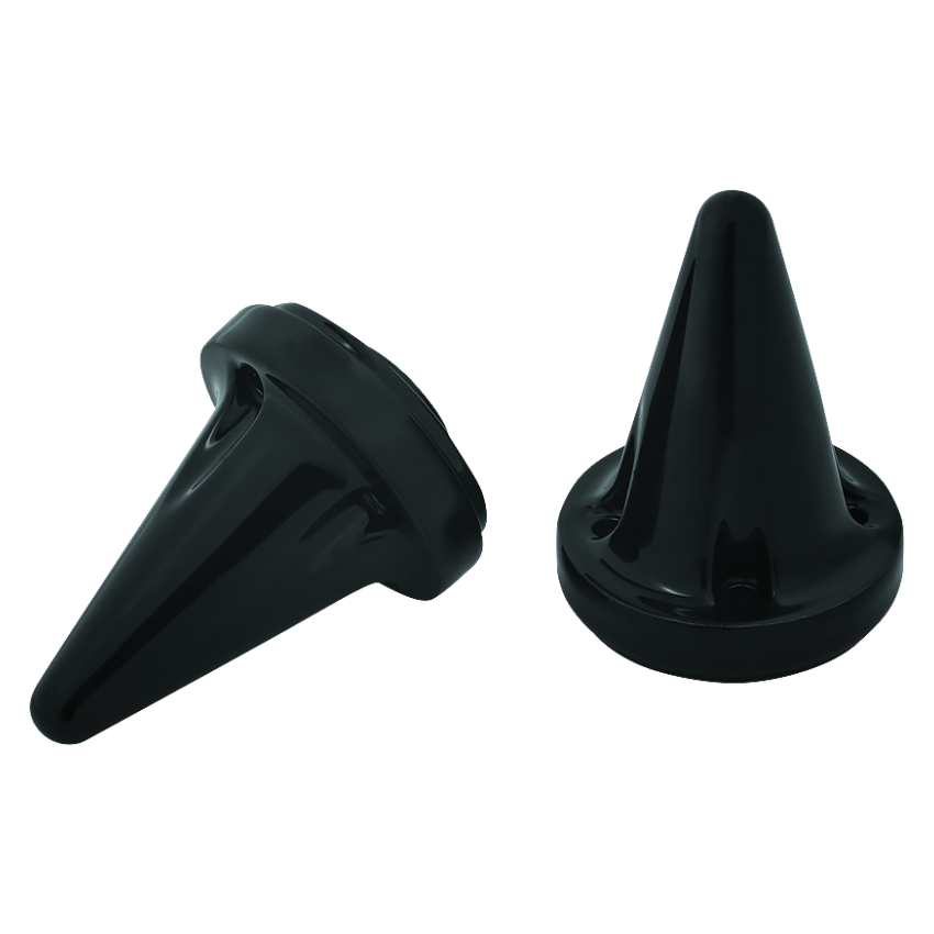 Kuryakyn 6359 Stiletto End Caps Grips Black