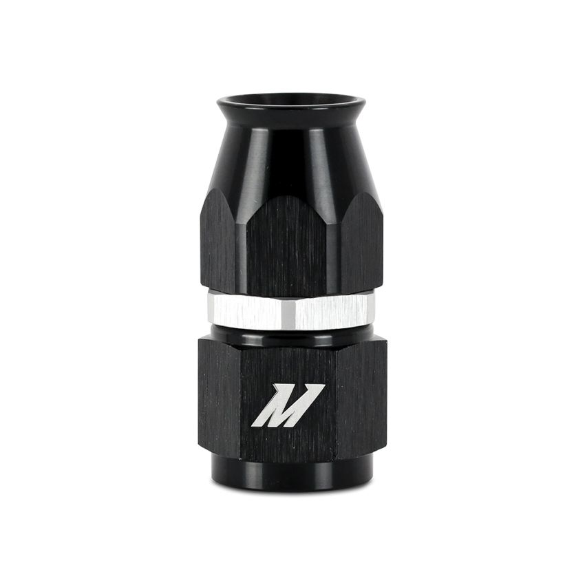 Mishimoto Aluminum PTFE -8AN Straight Fitting Black