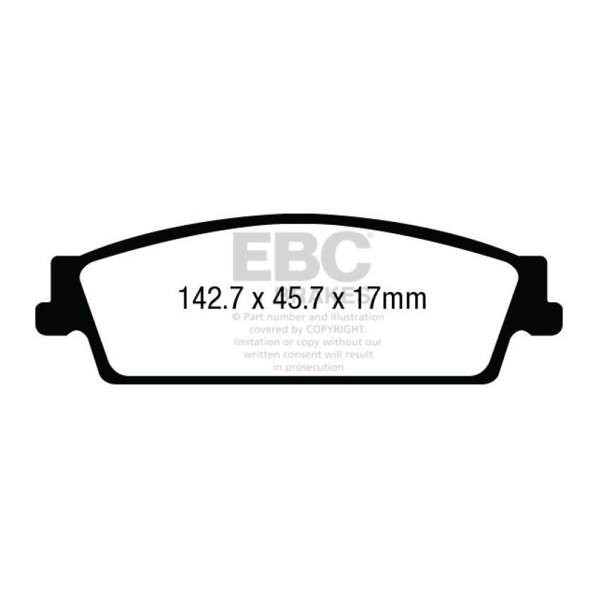 EBC UD1707 15+ Cadillac Escalade 6.2 2WD Ultimax2 Rear Brake Pads