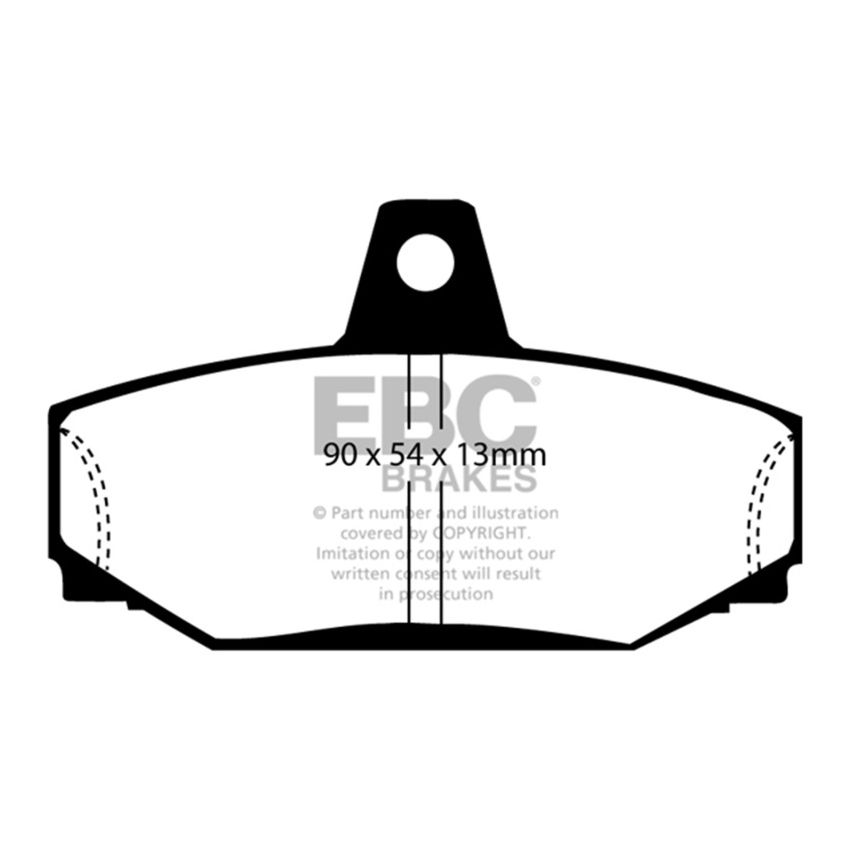 EBC UD391 83-90 Volvo 760 2.3 Turbo (ABS) (Girling) Ultimax2 Rear Brake Pads