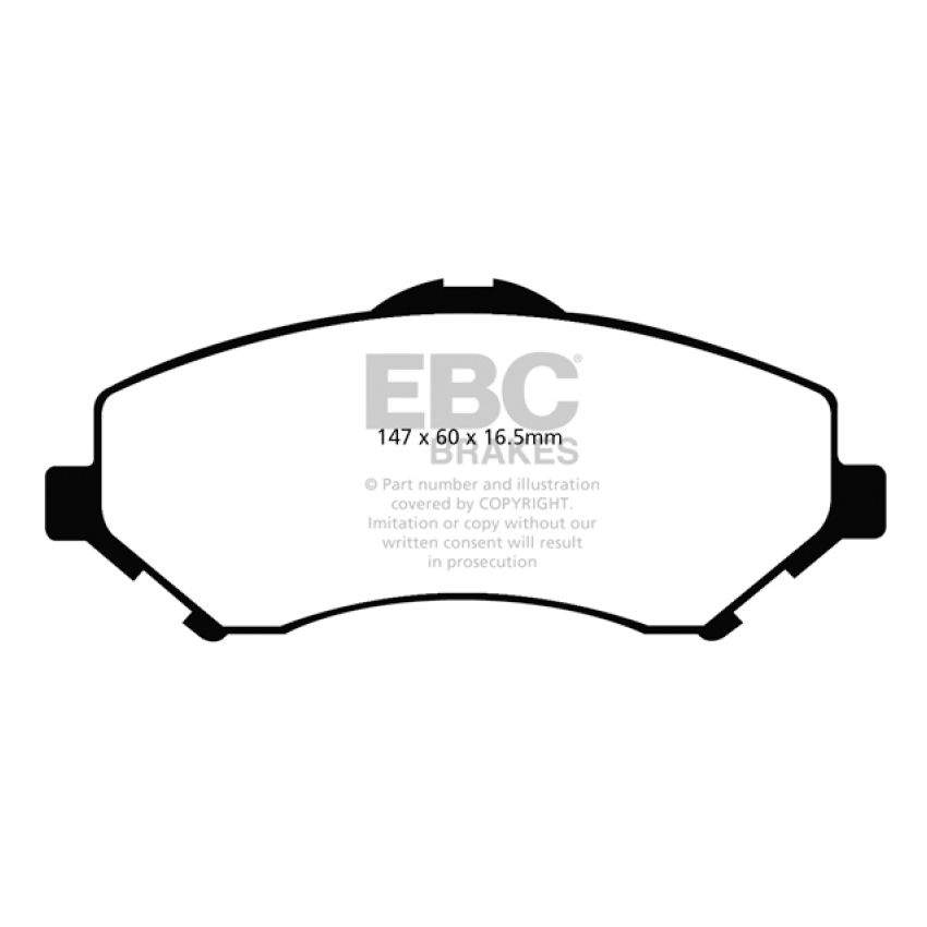 EBC UD1273 08-11 Chrysler Town & Country 3.3 Ultimax2 Front Brake Pads