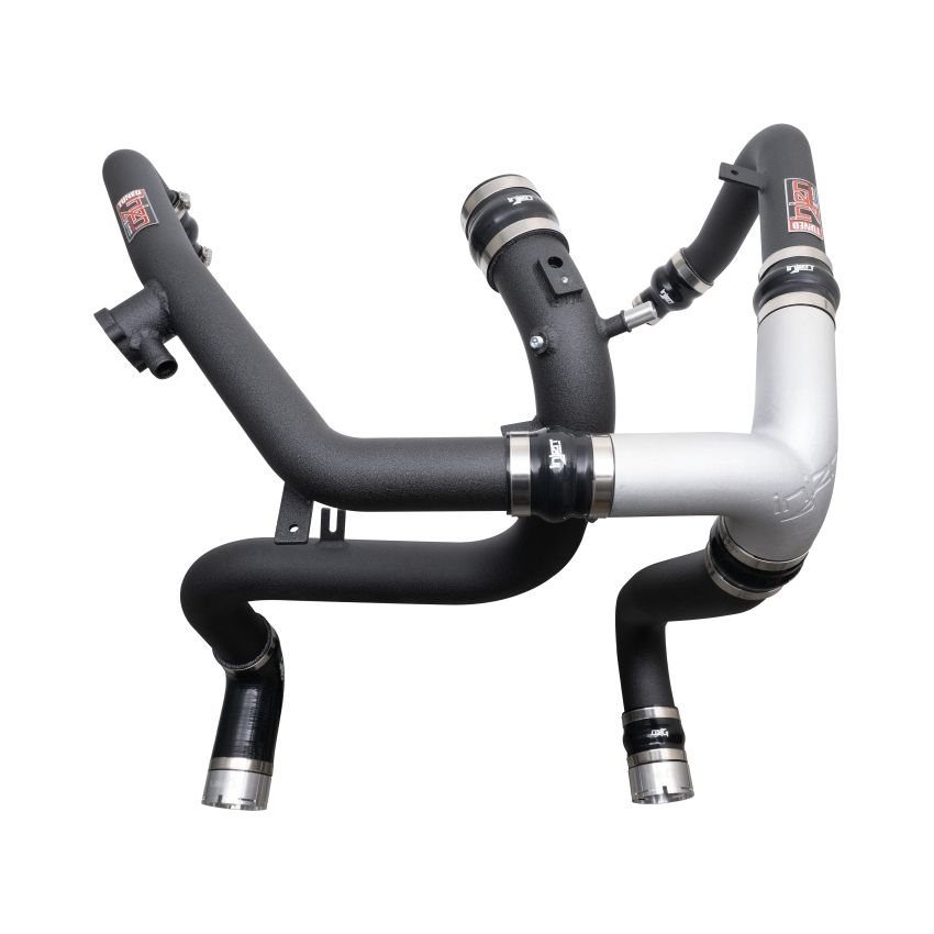 Injen 21-23 Ford Bronco 2.7L V6 (TT) EcoBoost SES Intercooler Pipes - Wrinkle Black