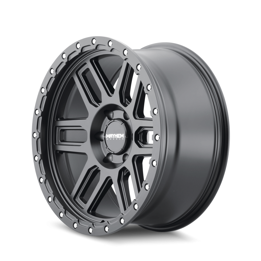 Mayhem 8304 Delta 17x9 / 6x139.7 BP / -12mm Offset / 106mm Hub Matte Black Wheel