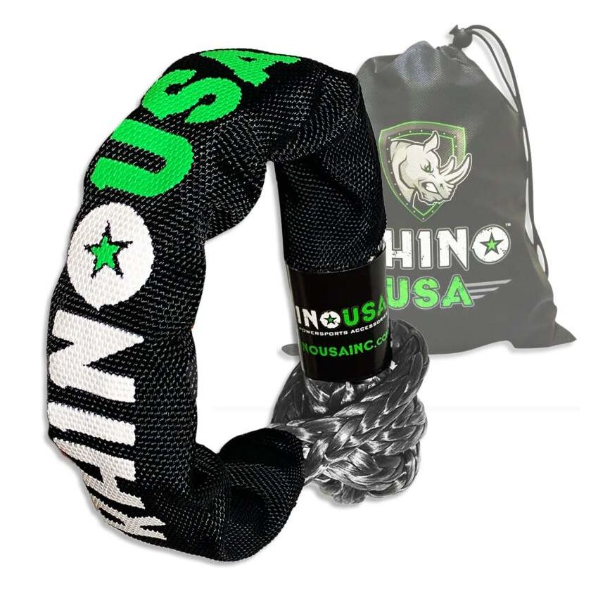 Rhino USA SFTSHACK38-GRY-1 Synthetic Soft Shackle (1Pk 3/8InX22In) (Gray)