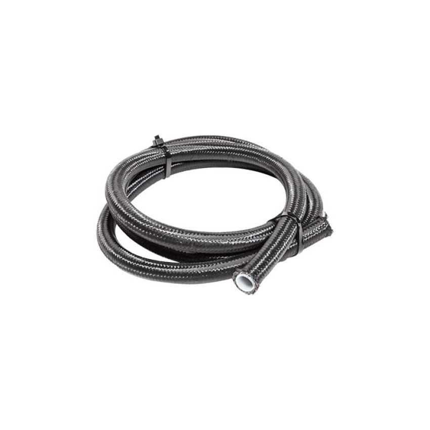 Snow 8AN Braided Stainless PTFE Hose - 5ft (Black)