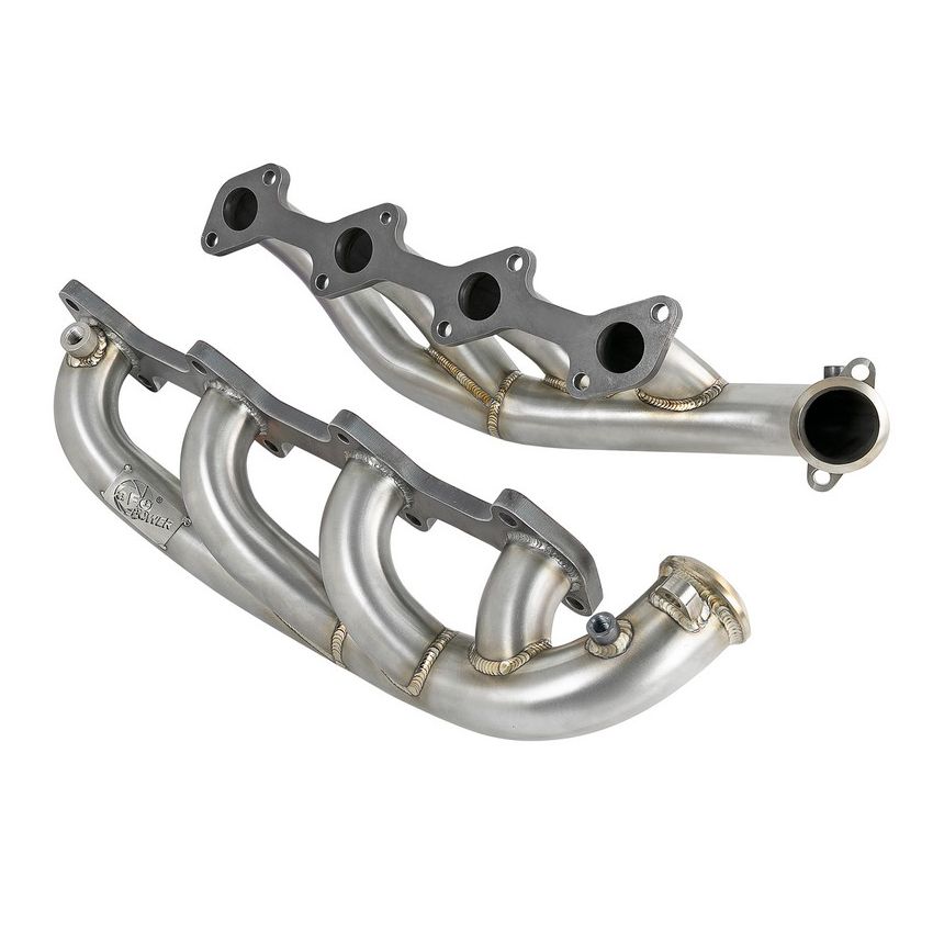 aFe Power 48-33022 Twisted Steel 1-3/4 IN to 2 IN 304 Stainless Headers