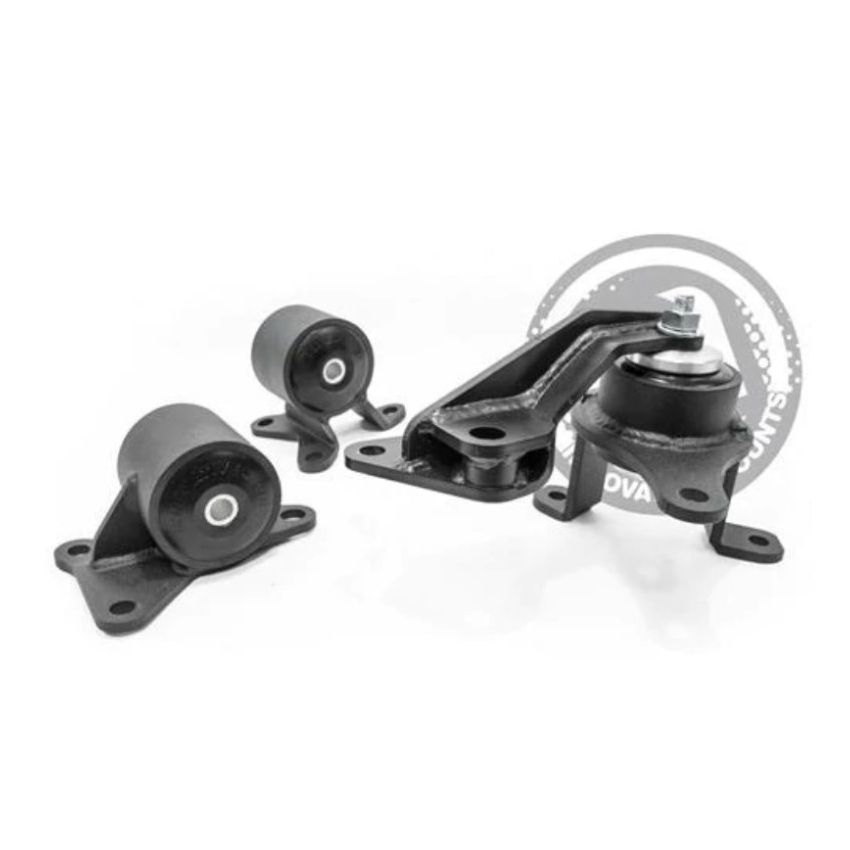 Innovative 98-02 Accord F-Series Black Steel Mounts 75A Bushings