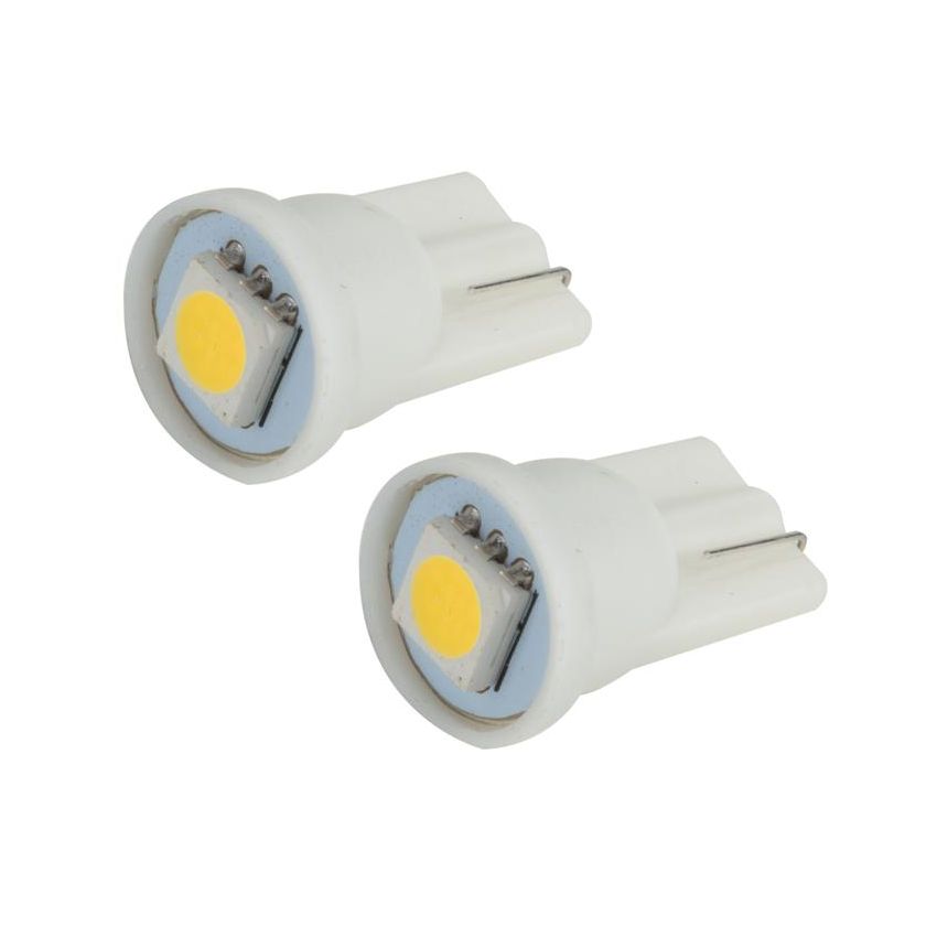 Oracle Lighting 4806-001 T10 1 LED 3-Chip SMD Bulbs, Cool White, Pair