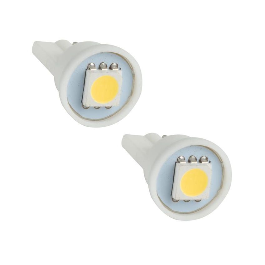 Oracle Lighting 4806-001 T10 1 LED 3-Chip SMD Bulbs, Cool White, Pair