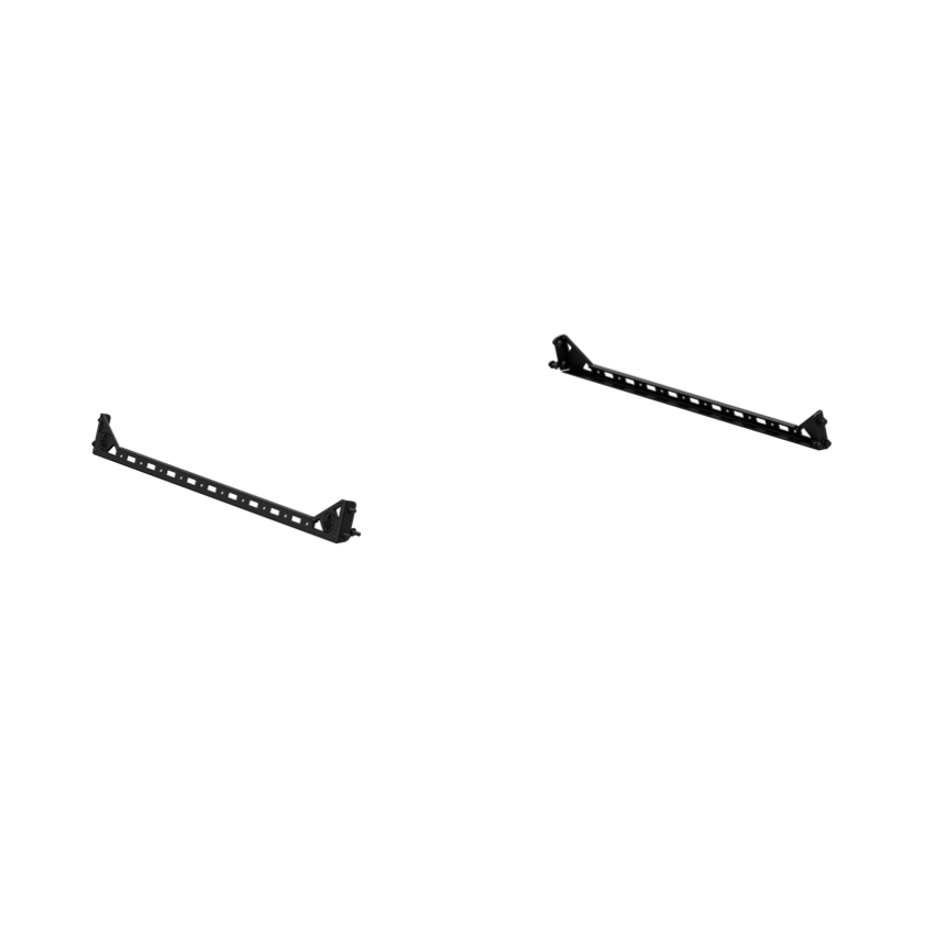 Road Armor 550BRS-SMK-485 TRECK Dual Lower 5-1/2-6ft Bed Accessory Rail Mounts - Tex Blk (Pair)