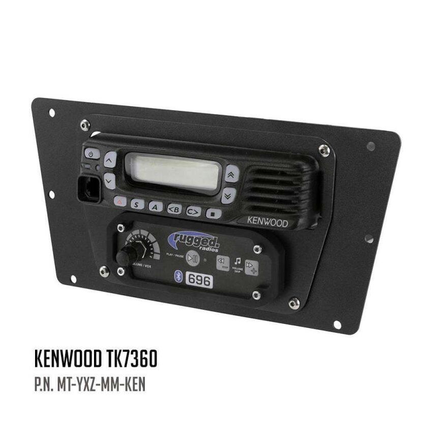 Rugged Radios MT-YXZ-MM-MOTO Yamaha YXZ Multi-Mount Motorola CM300D and Motorola/Vertex VX2200