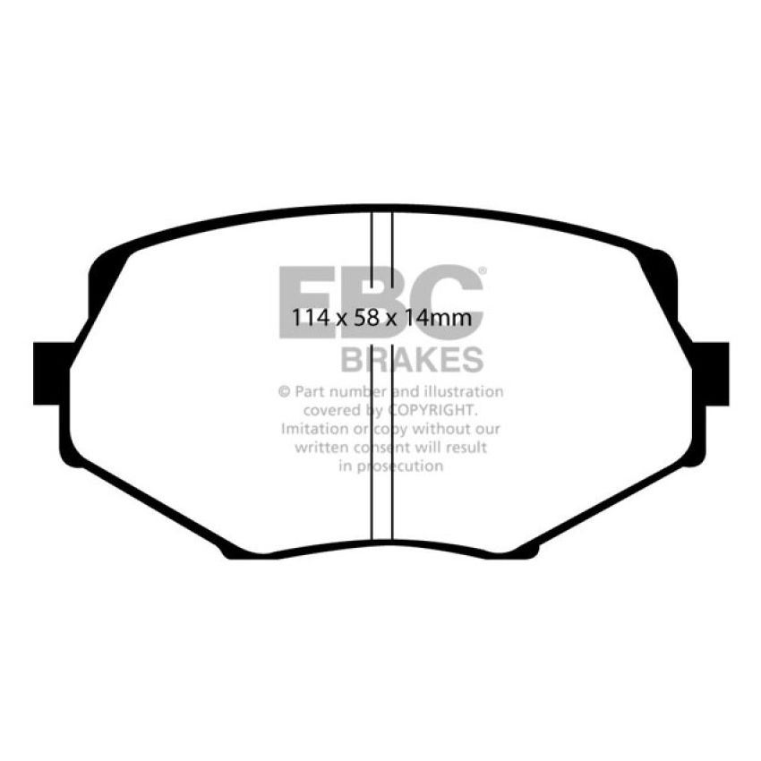 EBC DP21002 94-01 Mazda Miata MX5 1.8 Greenstuff Front Brake Pads