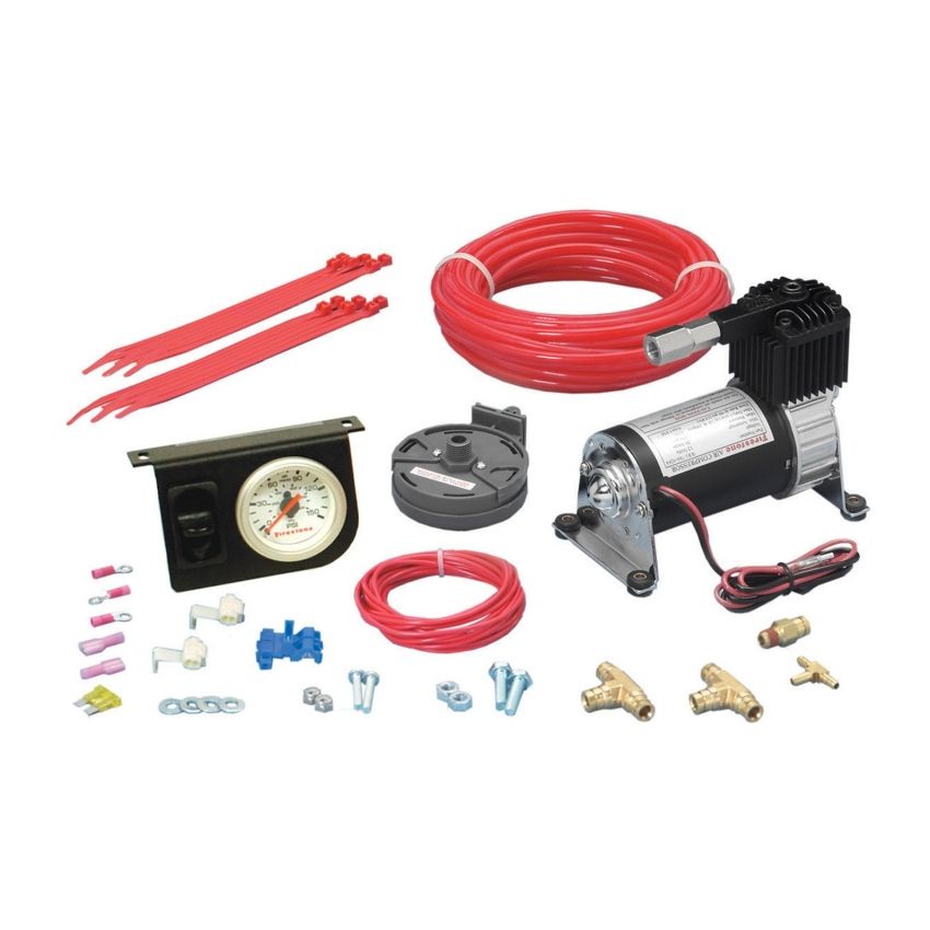 Firestone 2158 Level Command II Standard Duty Single Analog Air Compressor System Kit (WR17602158)