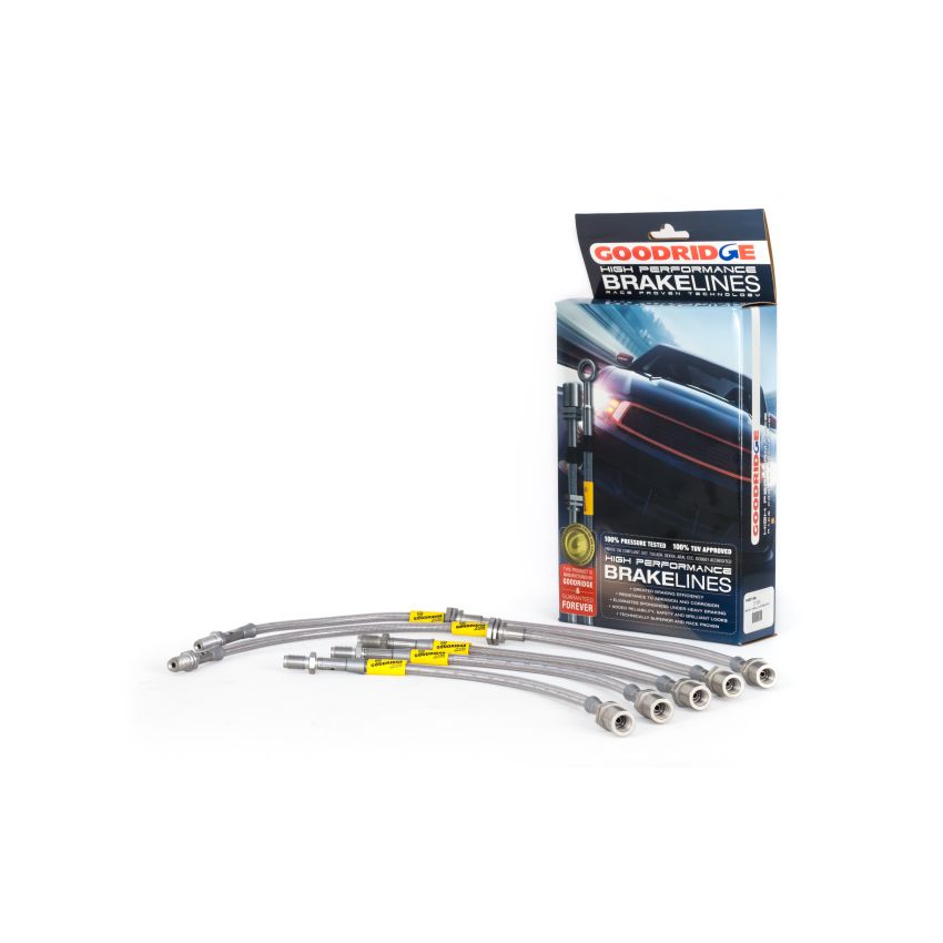 Goodridge 8/84-7/87 Toyota Corolla GTS - Rear Disc Brake Lines