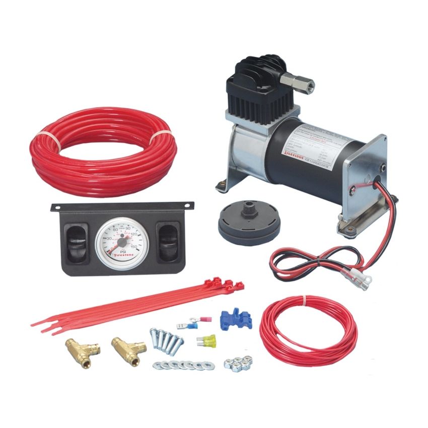 Firestone 2219 Air-Rite Air Command II Heavy Duty Air Compressor System w/Dual Analog Gauge (WR17602219)