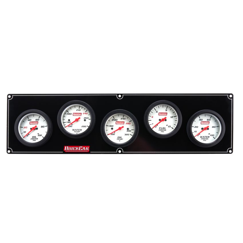 QUICKCAR RACING PRODUCTS QRP61-7056 5 Gauge Extreme Panel OP/WT/OT/FP/WP