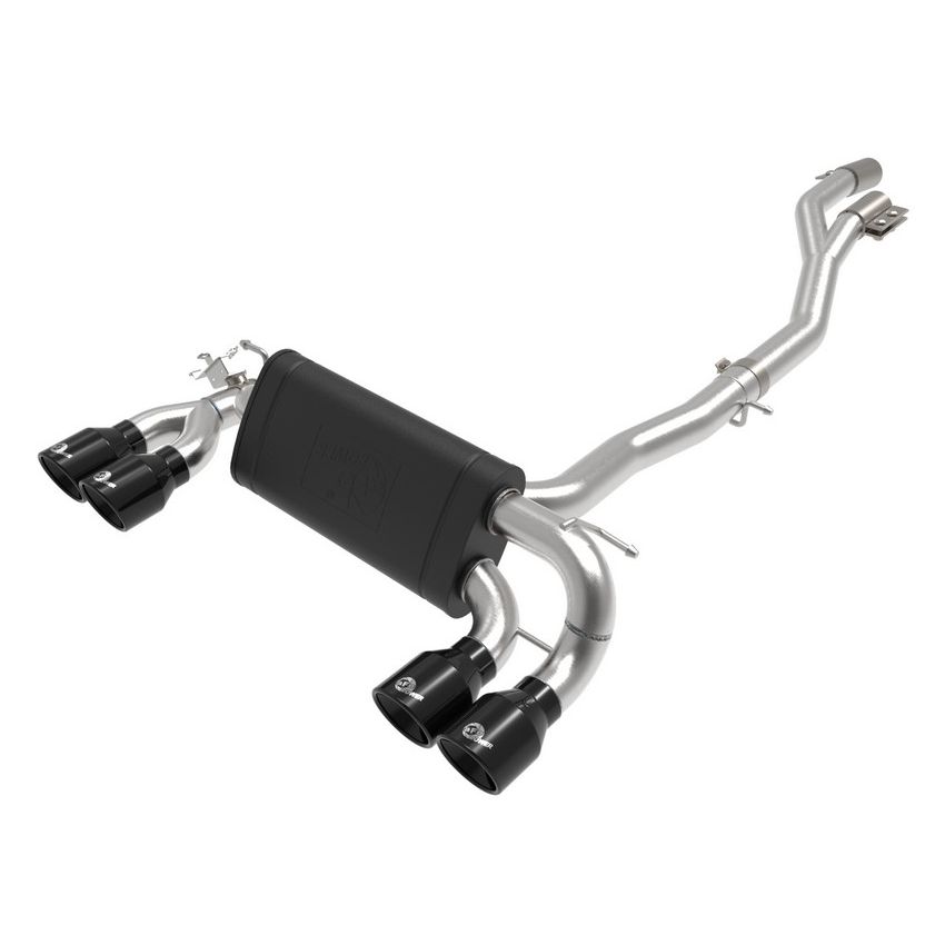 aFe Power 49-36350-B MACH Force-Xp 3 to 2-1/2 IN Stainless Steel Cat-Back Exhaust System w/Black Tip