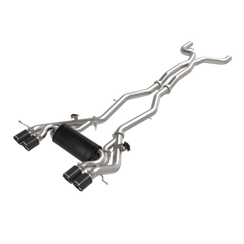aFe Power 49-36351-C MACH Force-Xp 3 IN to 2-1/2 IN Stainless Steel Cat-Back Exhaust System Carbon