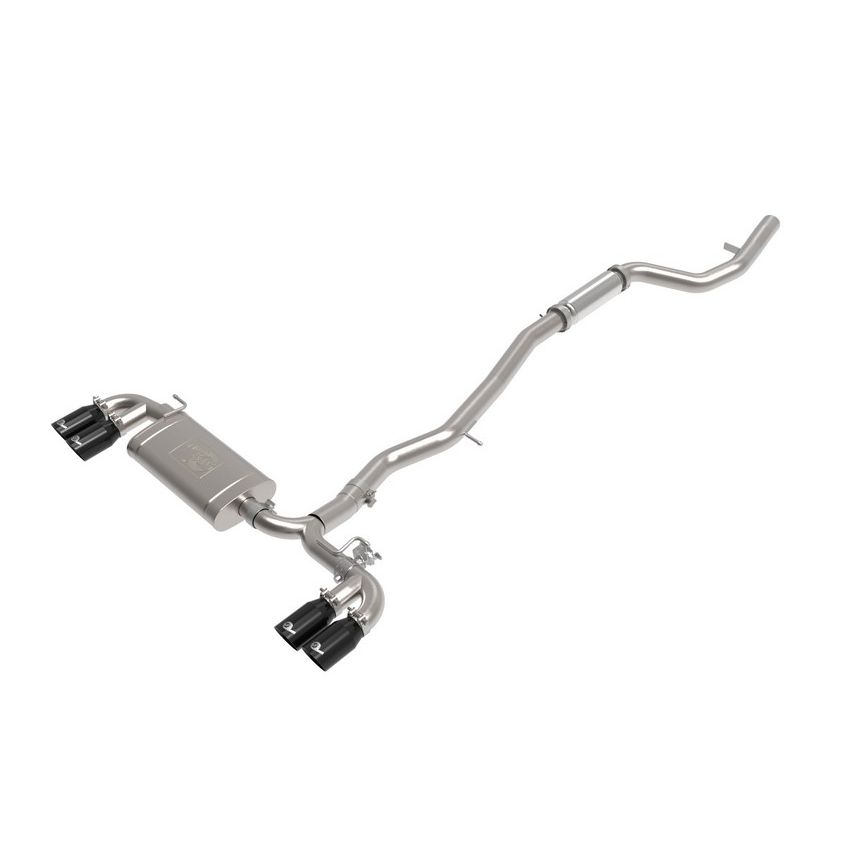 aFe Power 49-36352-B MACH Force-Xp 3 IN to 2-1/2 IN Stainless Steel Cat-Back Exhaust System Black