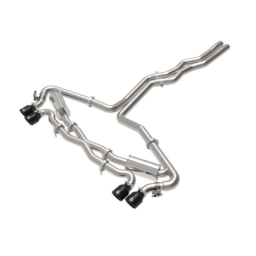 aFe Power 49-36448-B MACH Force-Xp 3 IN to 2-1/2 IN Stainless Steel Cat-Back Exhaust System Black