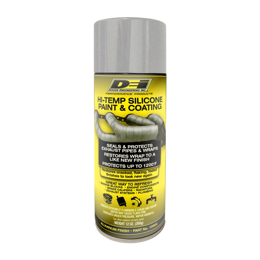 Design Engineering 10302 Hi-Temp Silicone Coating Aluminum 12 oz.