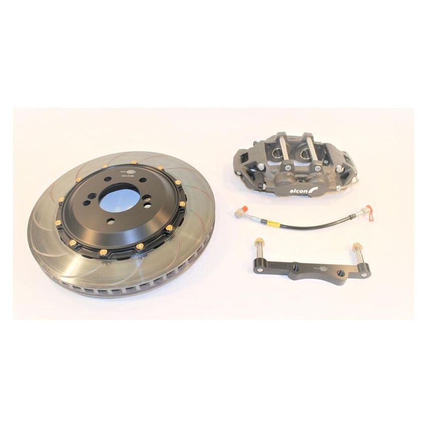 Alcon BRK.200590 BMW E46 M3 4 Piston 355x28mm Rear Race Kit - Anodized