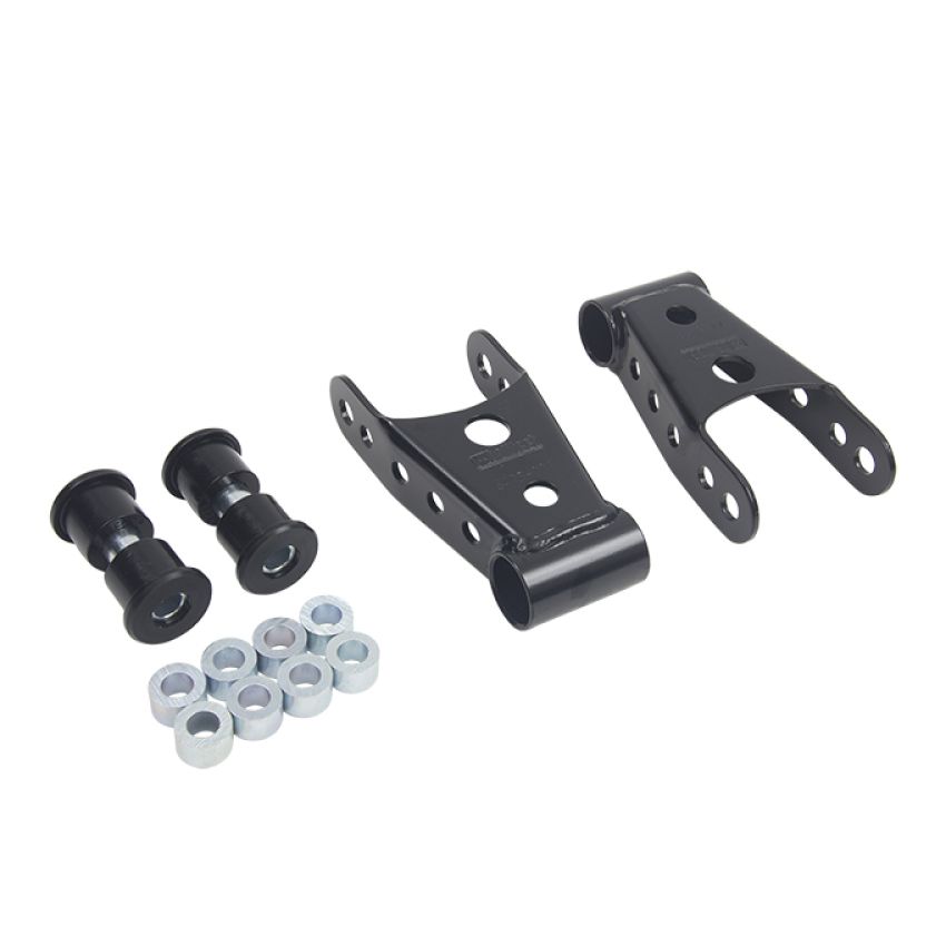 Belltech SHACKLE KIT 15-16 Ford F150 (All Cabs) 4WD 1in / 2in Rear Drop