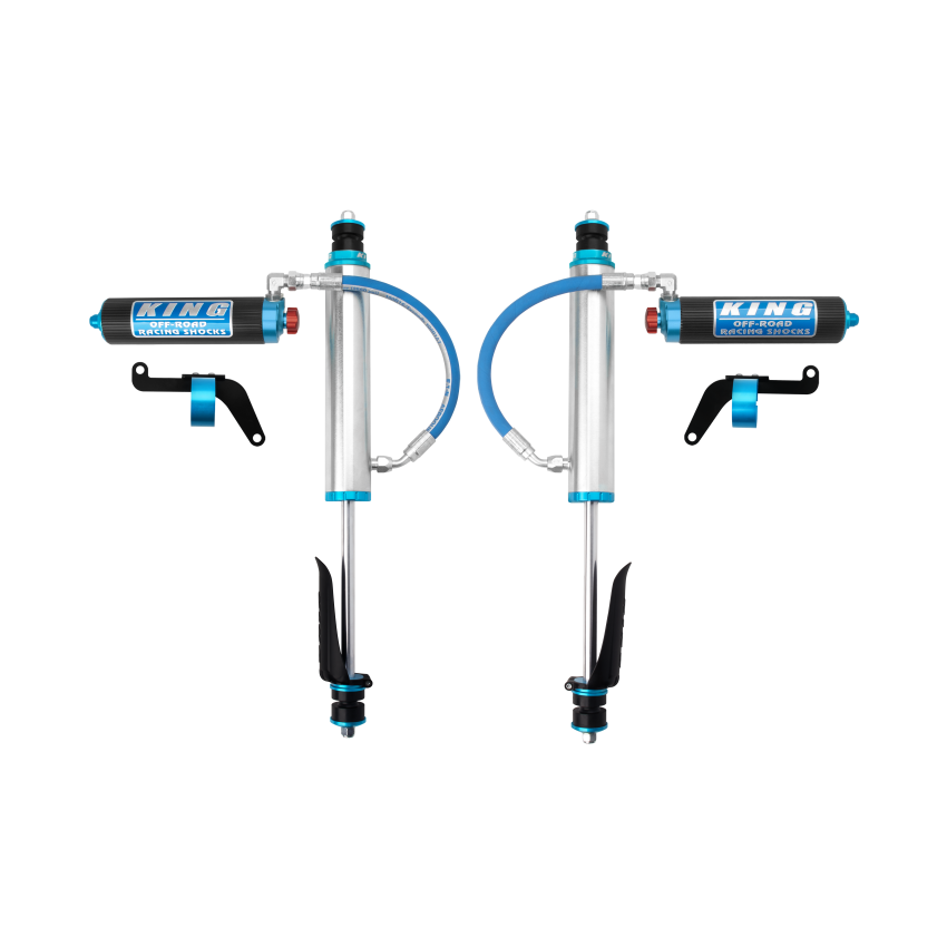 King Shocks 97+ Nissan Patrol Y61 Frt 2.5 Dia Shock Remote 2.5 Fin Res 3-5in Lift w/Adj/Brkt (Pair)